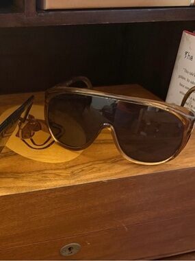 80s Safety Glasses Two Pair - Clear and Sunglasses